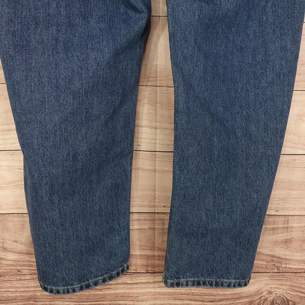 Levis 550 Relaxed Jeans Mens 48x29 Blue Medium Wash Tapered Denim